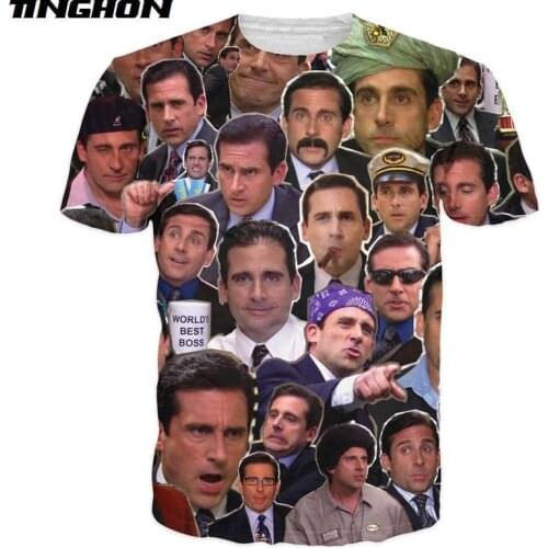 XS-7XL Many Faces Of Michael Scott cute shirts tee shirt funny fashion summer shirts cool shirt men women unisex casual top 01