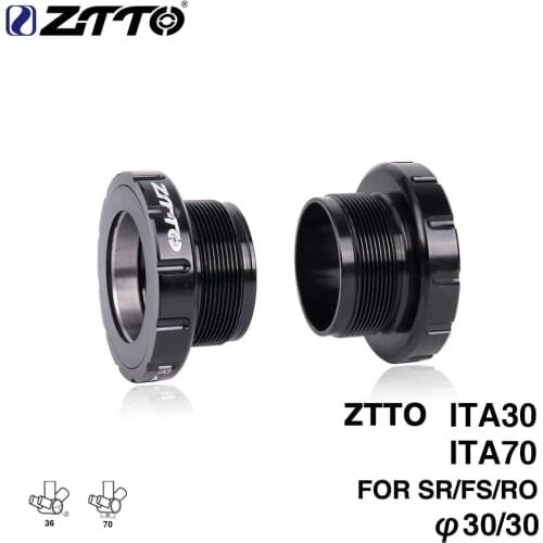ZTTO ITA Thread Italy Type MTB Road bike Bottom Brackets ITA30 External Bearing ITA70 BB for Parts BB386 30mm Crankset