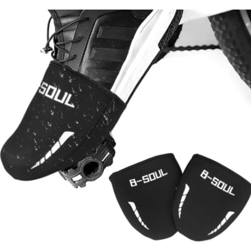 B SOUL 1 Pair Cycling Shoe Covers Waterproof Warm Road Bike Overshoes Protector Mountain Road Bike Shoes Cover