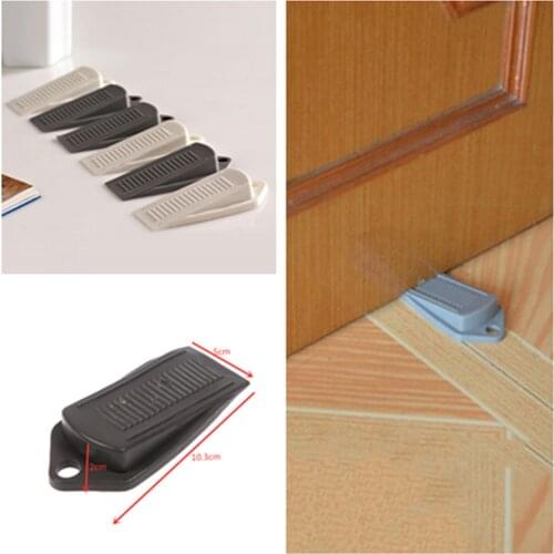 1pcs Rubber Wedge Door Stop Stopper Holder Guard Baby Safety Protector Door Stopper Wedge Security Door Card for Kids Baby Hot