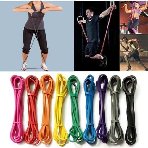 70% Hot Sale Yoga Stretch Band Ring Shape Elastic Resistance Leg Strength Training Accessories Latex Indoor Fitness Yoga Belt