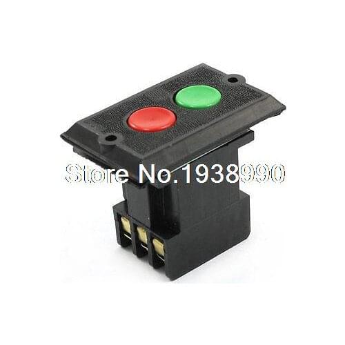 Locking Green Start Red Stop Push Button Switch 380V AC 5A