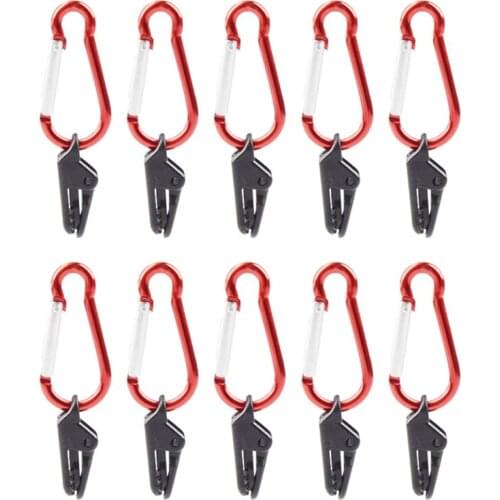 Tarp Awning Clamp Clips Tent Snaps Fixed Outdoor Camping Tent Accessories
