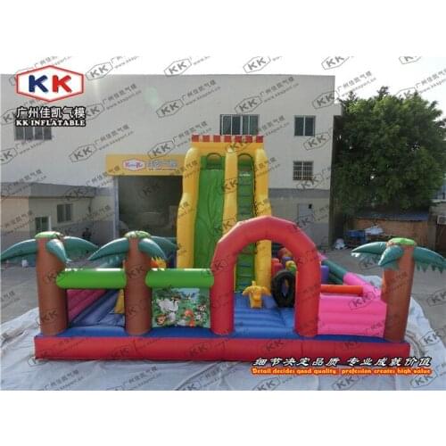 Children play game inflatable inflatable fun park with slide inflatable entertainment city
