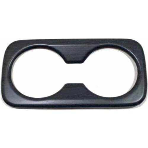 For Hyundai Tucson NX4 2021 2022 Carbon fiber ABS Car Rear Seat Center Water Cup Holder Cover Trim Frame Interior Accessories