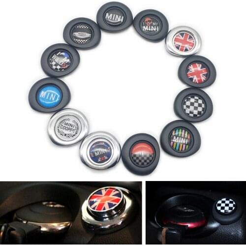 Engine Start Stop Push Button Cap Cover Decoration For 2nd Gen MINI Cooper One S Countryman R55 R56 R57 R59 R60 R61 Car Styling