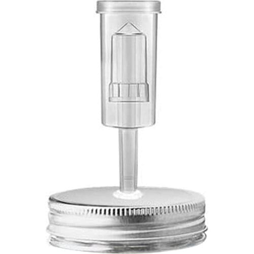 7/8.7CM Wide Mouth Mason Jar Set wirh Fermentation Lid and Airlock Household Kitchen Supplies