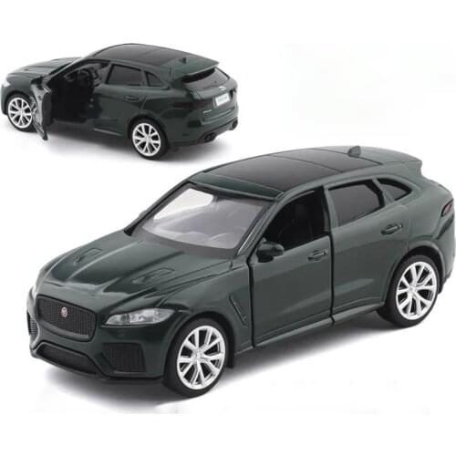 1/36 Jaguar F-PACE Metal Vehicle Diecast Pull Back Cars Model Toys for Boy Collection Xmas Gift Office Home Decoration