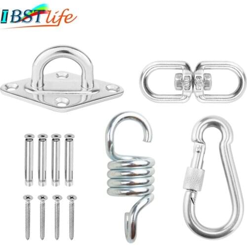 Hammock Chair Ultimate Hanging accessories Kit 500 LB Capacity Hammock Spring, Swivel Hook, and Ceiling Hammock Mount