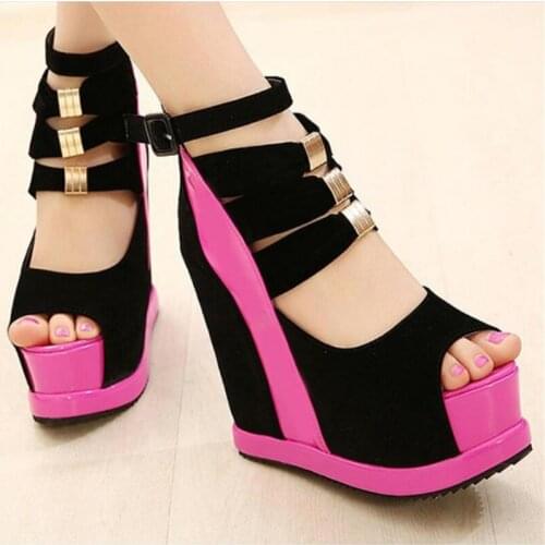 Женские ботильоны на танкетке MHYONS China At AliExpress