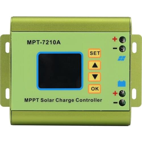 MPPT Solar Panel Charge Controller With LCD Display 24/36/48/60/72V 10A Boost Charge Function