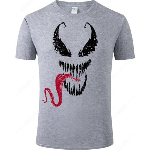 2021 New Venom T shirt Men Cotton Printed T-shirt Summer Fashion Tee Short Sleeve Cool Tshirt Tops Camisetas Hombre Clothes J72