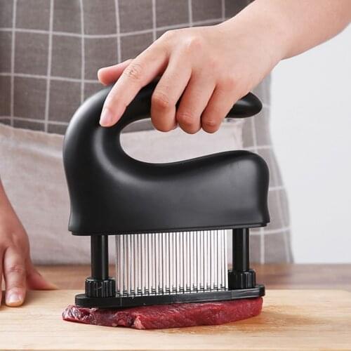2021 New Kitchen Tools Meat Hammer Loose Tenderizer Needle Stainless Steel Profession Cooking For Chicken Steak Beef Pork Chop