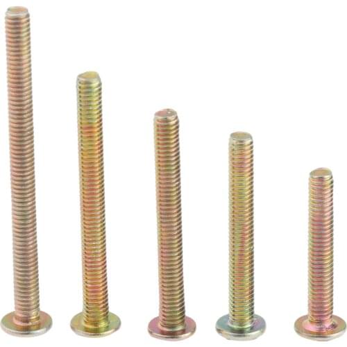 10Pcs M4 Handle Screws Phillips Pan Head Self-Tapping Screws and Bolts Fastener M4 * 25mm/30mm/35mm/40mm/45mm Length