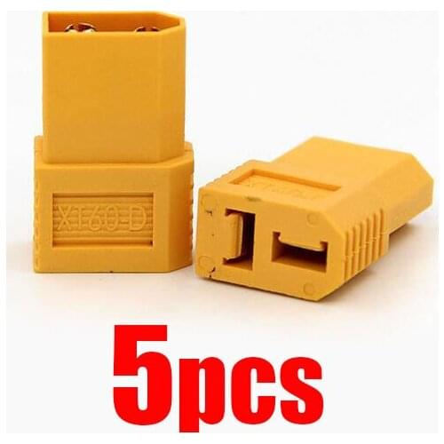 Free Shipping 5pcs Amass XT60-D XT60D Male to Deans T Female plug Conversion plug connector Adapter