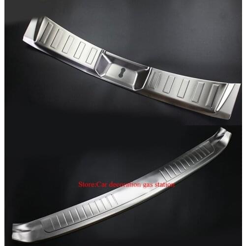 2017 2PCS Rogue Steel Rear Bumper Protector Sill Trunk Guard Cover Trim For Nissan X-Trail X Trail T32 2017 Car Accessories