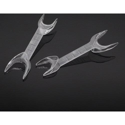 Dental Double Head Lip Retractor Intraoral Orthodontic Transparent T-Shape Dental Mouths Openers Dental Supplies