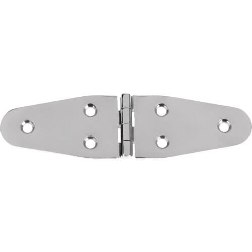 Heavy Duty 316 Stainless Steel Solid Cast Boat Strap Hinge 140mm X 38mm