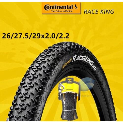 Continental 26 27.5 29 X 2.0 2.2 MTB Tire Race King Bicycle Tire Anti Puncture 180TPI Folding Tire Mountain Bike Tyre 27.5inch