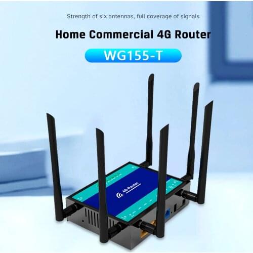 Cioswi WG155-T Wireless LTE 1300Mbps WIFI Router IPQ4019 Chipset Gigabit Ports Dualband 2.4G&5.8G With SIM Card Slot Metal Case