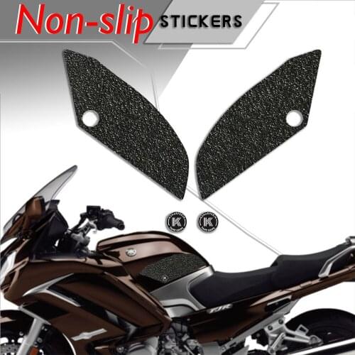 Motorcycle protection pad tank grip fuel tank pad sticker gasoline knee traction side Non-slip decals for YAMAHA 03-18 FJR1300A