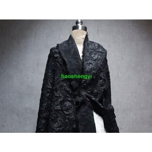 Jacquard texture cloth, creative clothing fabric,Sewing material