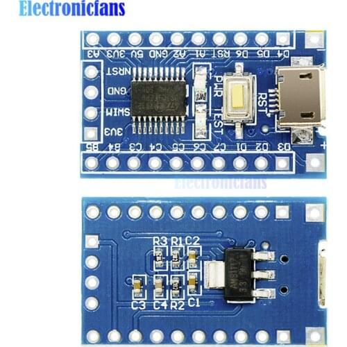 1Pcs STM8S103F3P6 Development Board STM8S STM8 Minimum System Core Board Module LED Indicator 5V/3.3V For Arduino