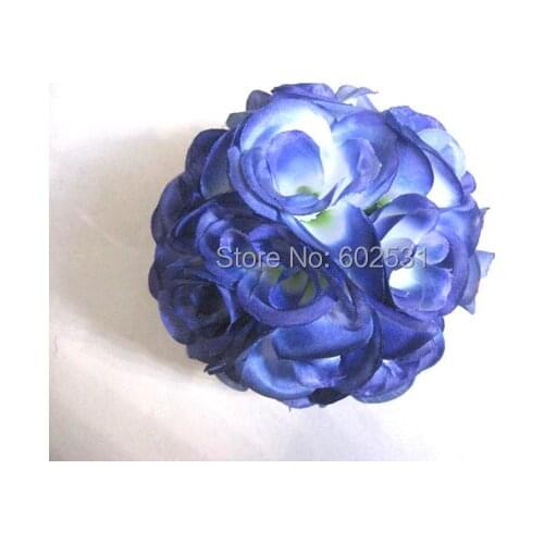 20cm 22 Colors Artificial Silk Party Wedding Roses Pomander Balls Flowers Kissing Balls for hotel/room/party/wedding decoation
