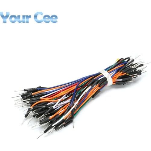 65 pcs Solderless Flexible Breadboard Jumper Wire Cable