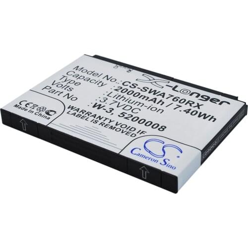 2021 Battery For Sierra Wireless 5200008 Aircard 760,Aircard 760s,Aircard 762s,Aircard 763s 2000mAh / 7.40Wh