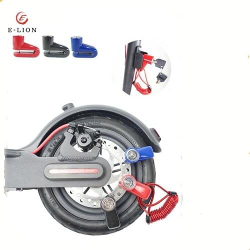 For Xiaomi Electric Scooter 1s Accessories Disc Brake Lock Security Scooter Car Lock Riding Equipment Modification