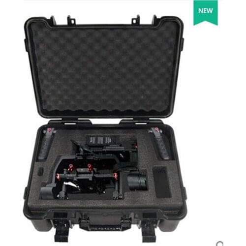 Aluminum waterproof DJI ronin M case plastic protective box impact resistant protective case with custom EVA lining