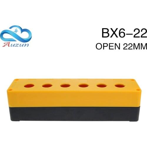 Bx6-22 button box switch hole button switch control box 22mm light box emergency switch box