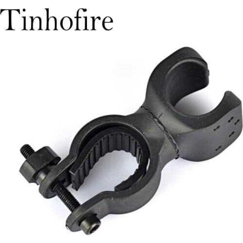 Tinhofire 360 agree rotate Bike Flashlight Mount Holder, Bicycle clip, lamp clip, flashlight cage holder