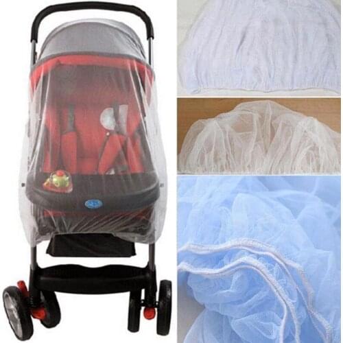 Baby Stroller Pushchair Mosquito Insect Net Safe Mesh Buggy Crib Full Cover Netting