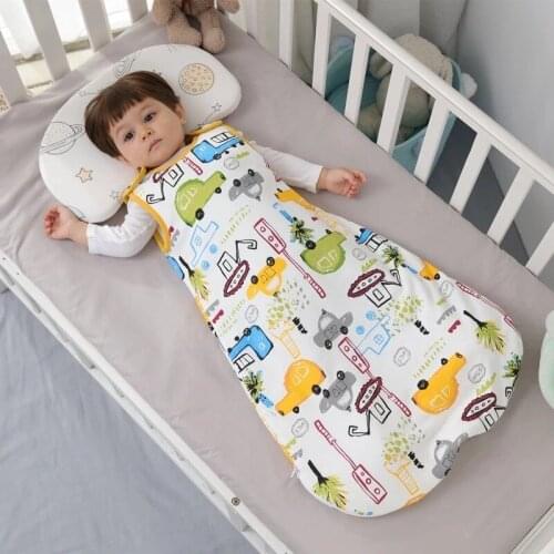 Kids Baby Sleeping Bags Cotton Children Envelope Sleepbags Cartoon For Winter Warm Soft Sleep Sacks For Boys Girls Sleeping Bag