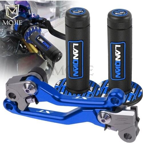 For YAMAHA XT 225 250 X 250X XT225 XT250 XT250X CNC Pivot Brake Clutch Levers Dirt Bike Handle Hand Grip Handlebar Motocross