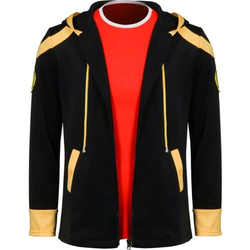 Game Mystic Messenger 707 Hoodie and T- shirt Hacker 707 Cosplay Costumes for Adult Men Halloween Cosplay Costumes