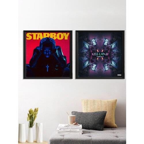 The Weeknd Painting Wall Art Poster Canvas for Living Room Home Bedroom Decoration Prints