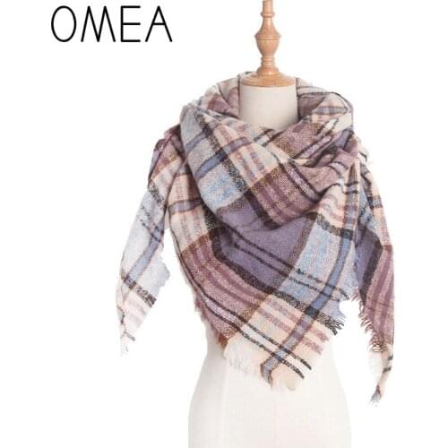 Cashmere scarf winter scarf women blanket scarf Winter plaid scarf loop Yarn Burr Lattice Scarf Triangular Scarf Shawl pashmina