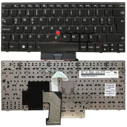 NEW TR Laptop keyboard for LENOVO IBM E120 E125 X125 X121E X130E E220S S220 black Turkey keyboard 04W0972 MP-10M86TQ-698