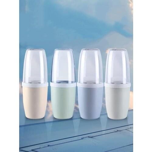 Toothbrush Cup Travel Wash Cup Creative Korea Tooth Cylinder Simple Household Toothpaste Toothbrush Box Portable Set
