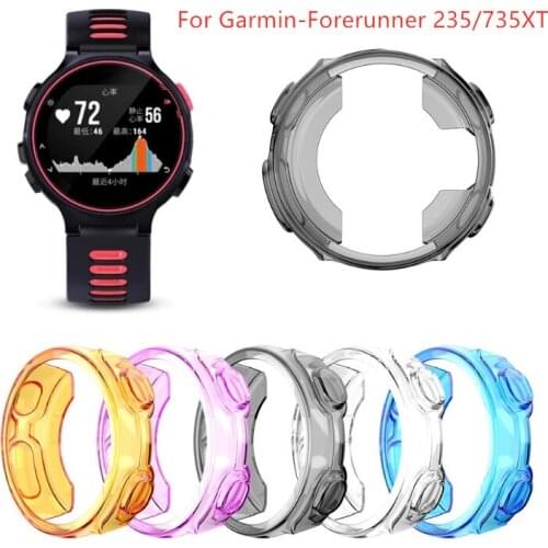 Shockproof Light-weight transparent Case for -Garmin Forerunner 235/735XT Protector Shell Ultra-Thin Protective Cover Case