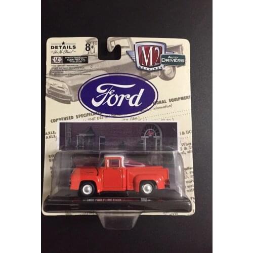 M2 machines 1:64 1956 fords F-100 Collection Metal Die-cast Simulation Model Cars Toys