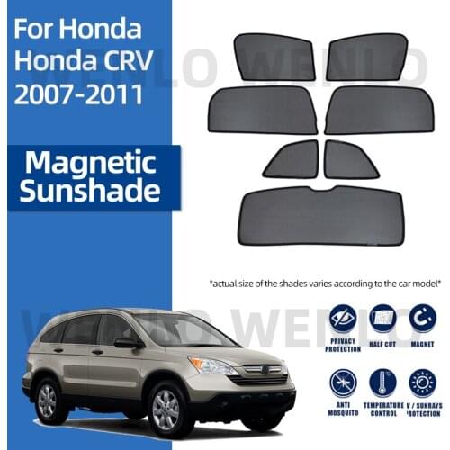 For Honda CRV 2007-2011 Block Light Sunshades Window Nets Foldable Heat Isolation Car Sun Shadings Privacy Protection Curtains