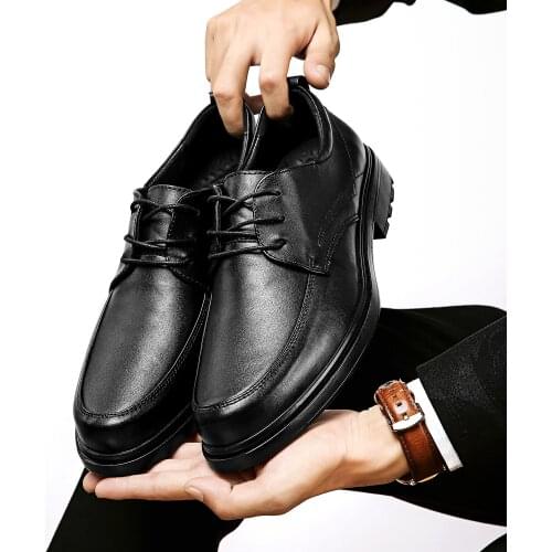 Fashion Men Casual Formal Business Male Wedding Dress Flats Oxfords Men Leather Shoes Big Size