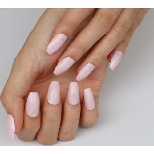2020 Fashion section candy color coffin shape nails, popular sales of the king, sexy light Gouache G159
