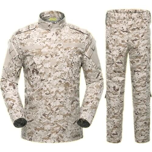 Men Army Military Uniform Tactical Suit ACU Special Forces Combat Shirt Coat Pant Set Camouflage Militar Soldier Clothes 5 Colo