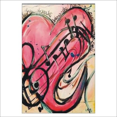 DIY 3D Diamond Painting Kit, Pink Heart Decoration Embroidery Paintings, Home Decor, Mosaic T130