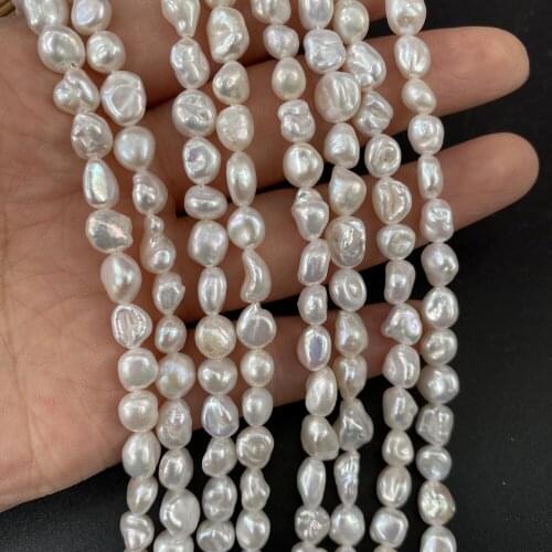 Natural Freshwater Pearl Irregular Shape Baroque Loose Beads for Trendy Jewelry Making DIY Necklace Bracelet Earrings